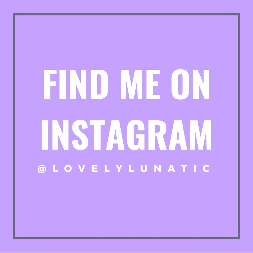 Find me on Instagram 💕